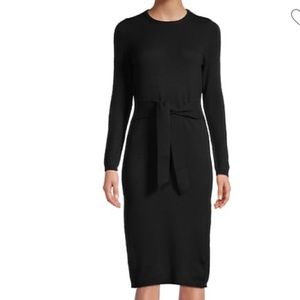 Black sweater dress by mustard seed